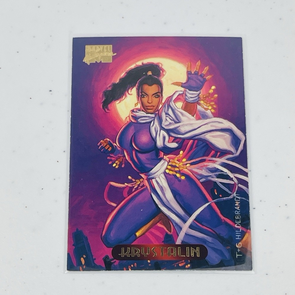 1994 Marvel Masterpieces Comic 64 Krystalin Hildebrandt Trading Card